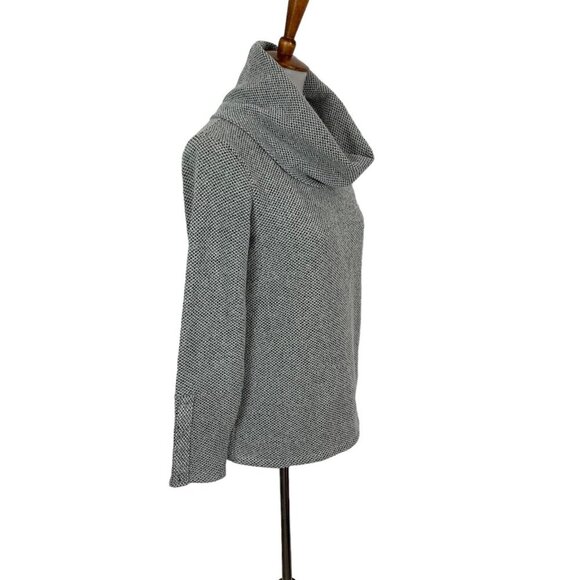Simply Scarlett Gray Cowl Neck Pullover Sweater Long Sleeve S Cozy Fall Winter - Picture 2 of 4